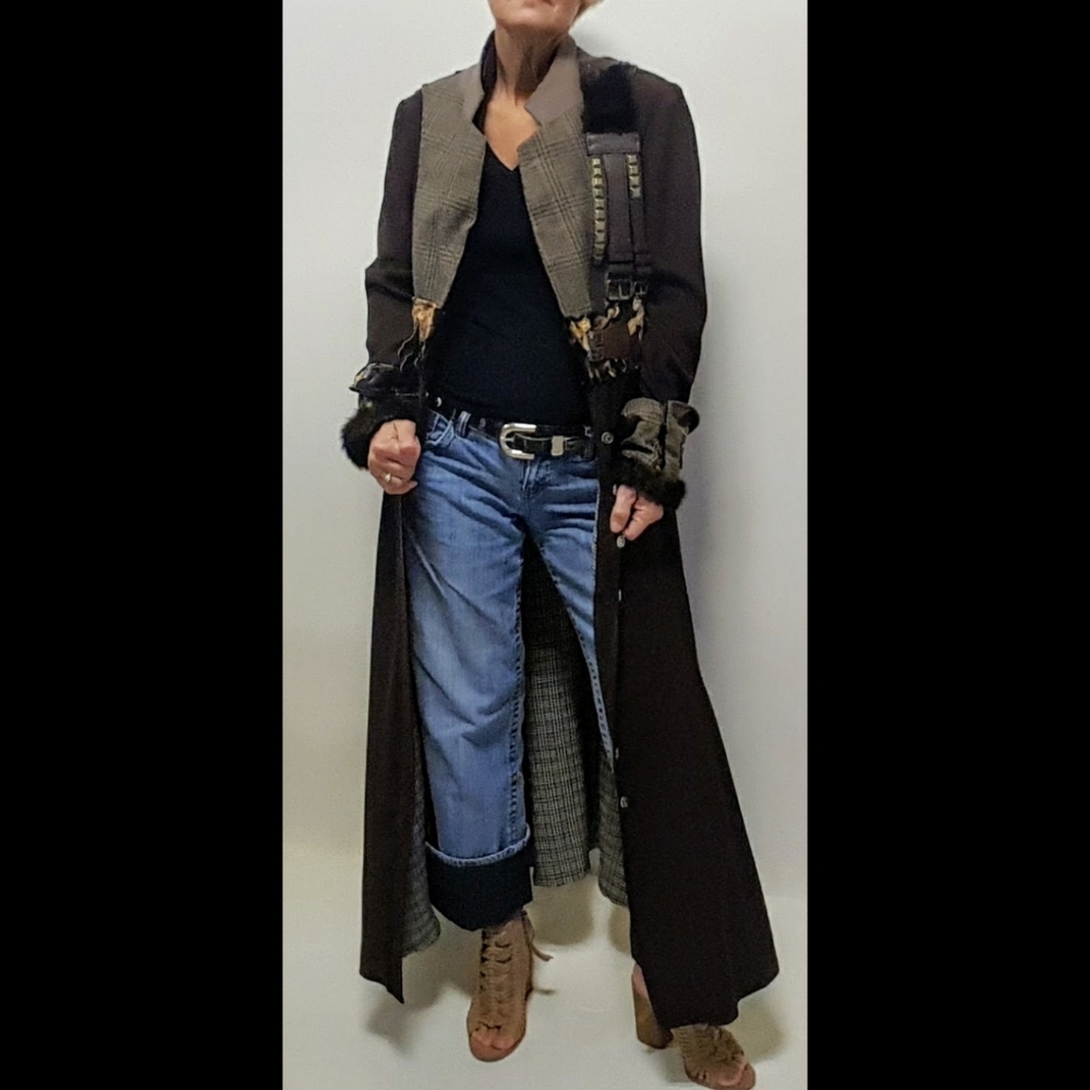 Verity long duster coat